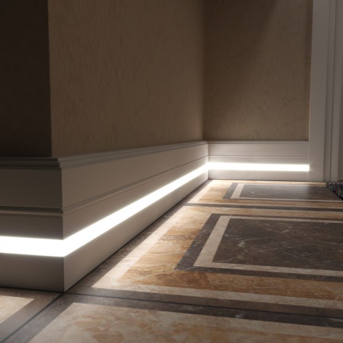 Плинтус с подсветкой PN 120 LED