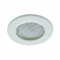Светильник Ecola Light MR16 DL90 GU5.3  встр. плоский Белый 30x80