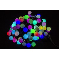 Гирлянда уличная "Нить мультишарики" LED36 10 м, черный провод