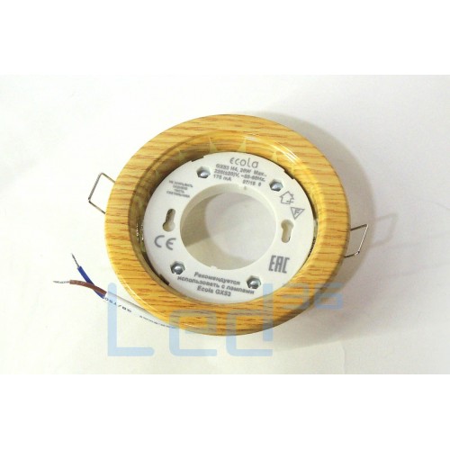 Светильник Ecola GX53 Дуб SK53H4ECB