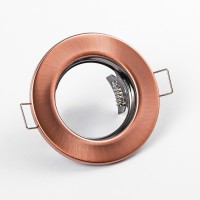 Светильник Ecola Light MR16 DL90 GU5.3 встр. плоский Черненая Медь 30x80