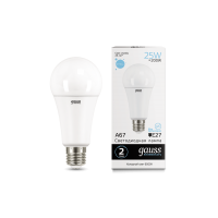 Лампа Gauss LED Elementary A67 25W E27 2150lm 6500K