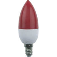 Лампа Ecola свеча E14 6W Красная