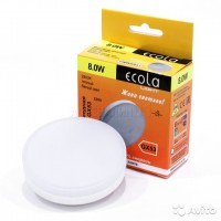 Лампа светодиодная Ecola light LED GX53 8 Вт 2700K матовая