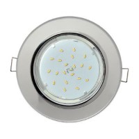 светильник ecola h4 gx53 glass круг хром