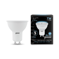 Лампа Gauss LED MR16 GU10 7W 4100K Black