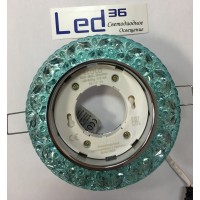 Светильник Ecola H4 GX53 "Бабочки" LD7040 c подсветкой синий