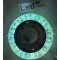 Светильник Ecola H4 GX53 "Бабочки" LD7040 c подсветкой синий